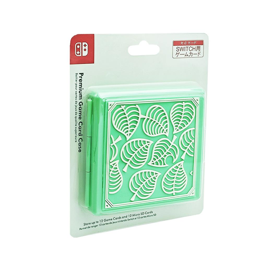 Leaf Pattern Controller Storage Carry Bag Compatible with Nintendo Switch 2 — Full Protection Set, Hard Shell