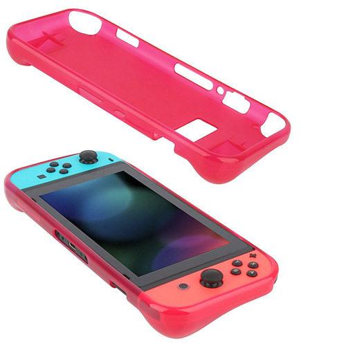 Soft TPU Clear Grip Protective Case Cover Compatible with Nintendo Switch — Shockproof, Ergonomic Comfort Grip, Slim Fit
