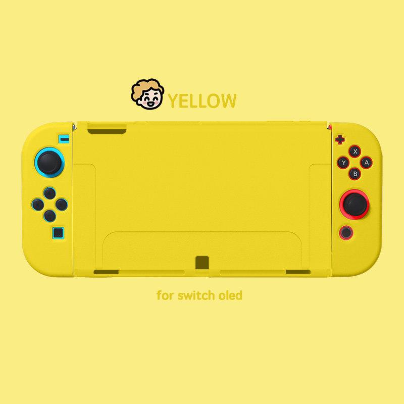 Soft Silicone Protective Case for Nintendo Switch OLED — Matte Finish, Full-Body Coverage