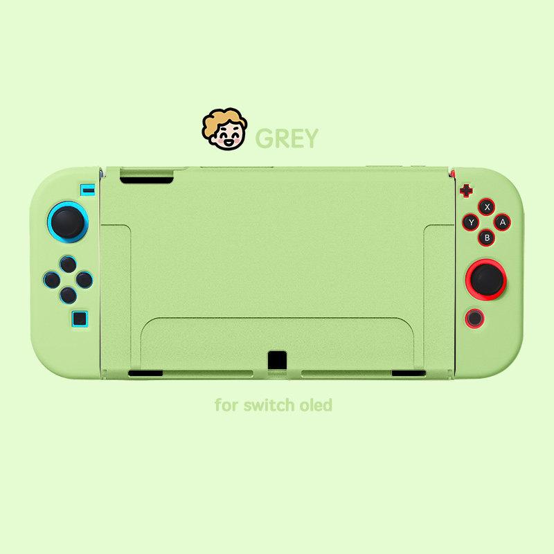 Soft Silicone Protective Case for Nintendo Switch OLED — Matte Finish, Full-Body Coverage