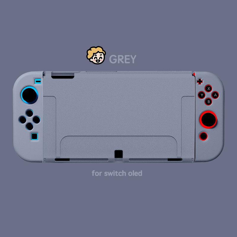 Soft Silicone Protective Case for Nintendo Switch OLED — Matte Finish, Full-Body Coverage