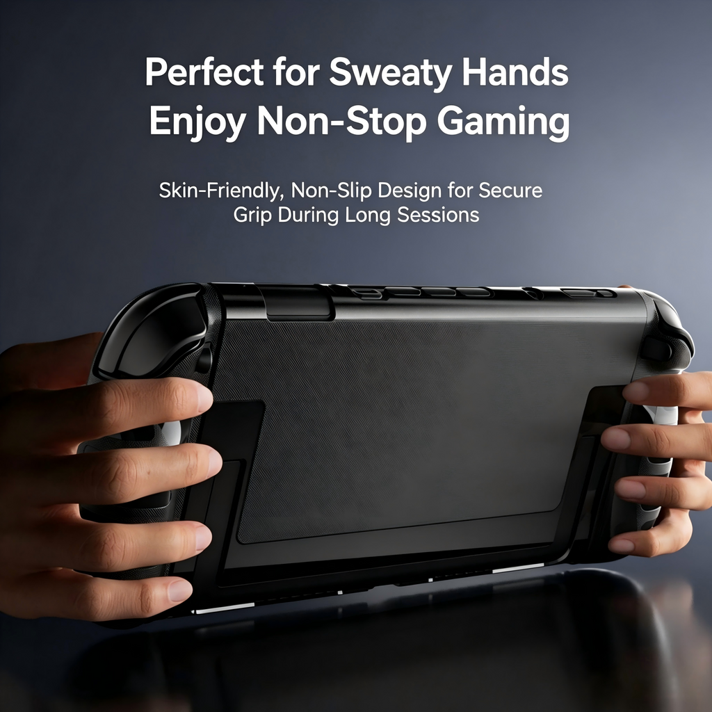 Dockable Hybrid Protective Case Compatible with Nintendo Switch 2 — Hard PC Back Shell + Soft TPU Grip Covers, Slim Fit