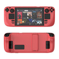 Colorful Hard PC Protective Case Shell Compatible with Steam Deck OLED — Built-in Kickstand, Shockproof, Ergonomic Grip