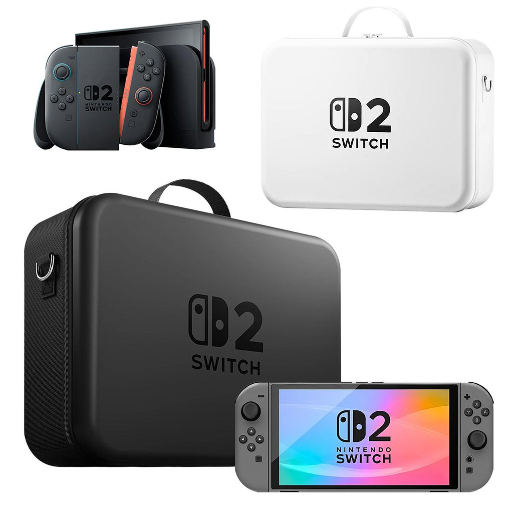 Large Capacity Carry Storage Travel Bag Compatible with Nintendo Switch 2 — Fits Console & Accessories