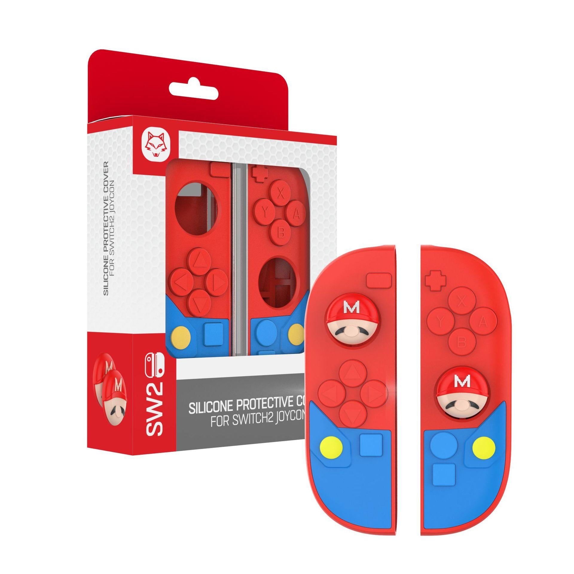 Soft Silicone Joy-Con Grip Cover Compatible with Nintendo Switch 2 — Anti-Slip, Shockproof, Scratch-Resistant Protective Sleeve