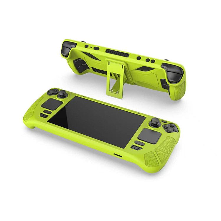 Premium Silicone Case for Steam Deck OLED & LCD – Full Body Protection with Built-in Kickstand