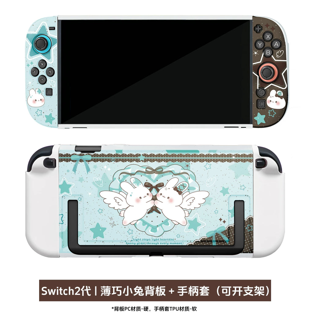 Premium Bunny Edition Case for Nintendo Switch 2 & OLED – Stylish Matte Protective Cover