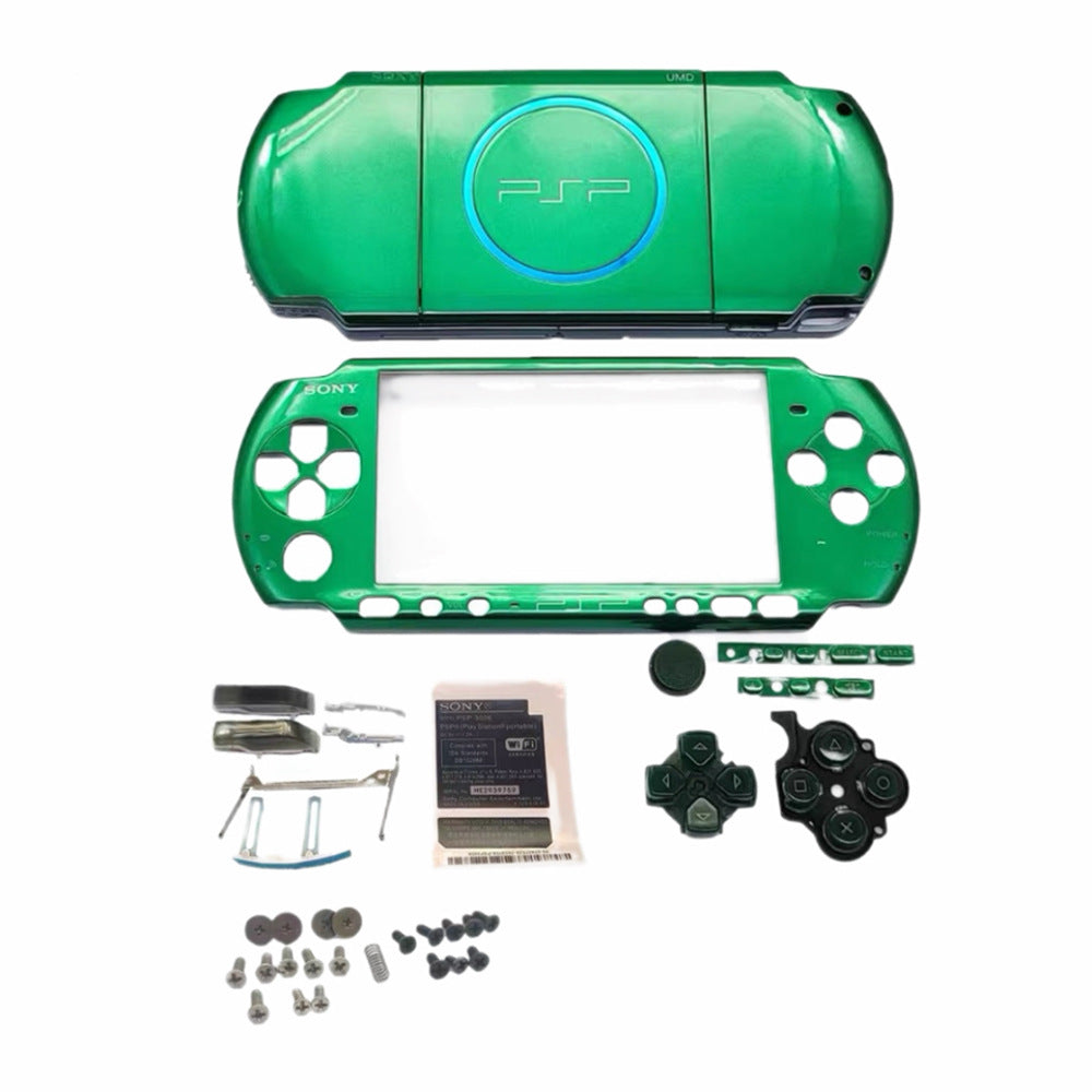 Premium PSP 3000 Replacement Shell Kit – Complete Housing Case with Buttons & Stickers