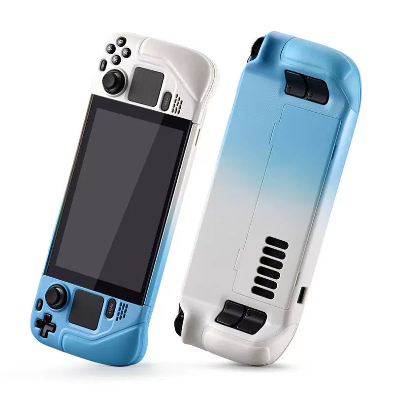 Steam Deck OLED & LCD Protective Case – Shockproof Hard Shell Cover with Kickstand Compatibility