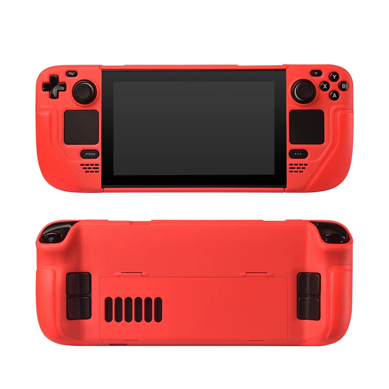 Steam Deck OLED & LCD Protective Case – Shockproof Hard Shell Cover with Kickstand Compatibility