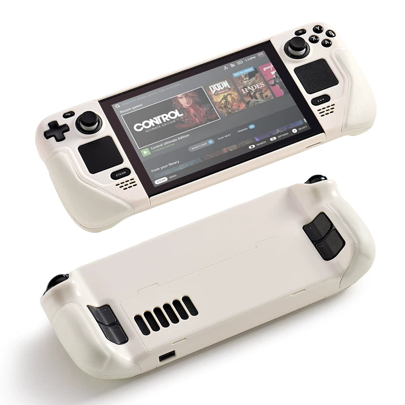 Steam Deck OLED & LCD Protective Case – Shockproof Hard Shell Cover with Kickstand Compatibility