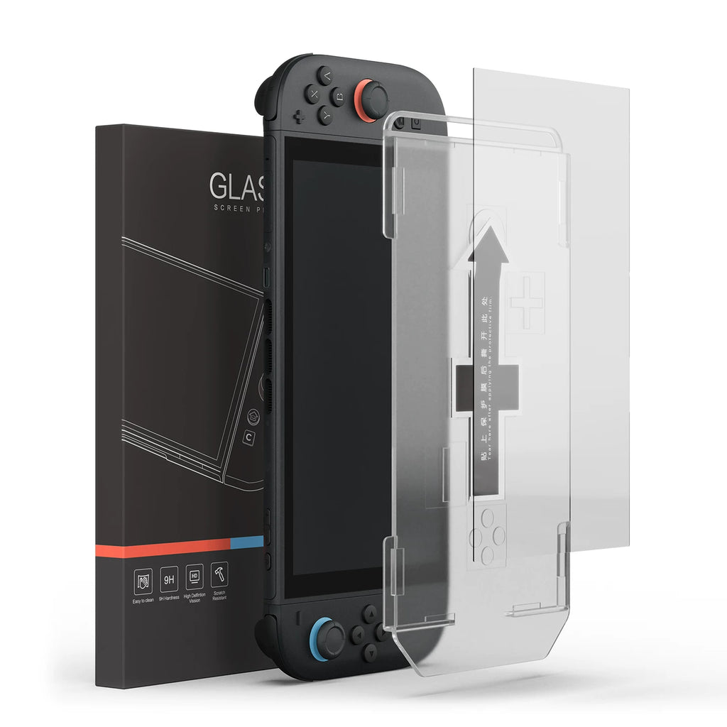 Nintendo Switch 2 Tempered Glass Screen Protector – HD Clear Anti-Fingerprint Protective Film