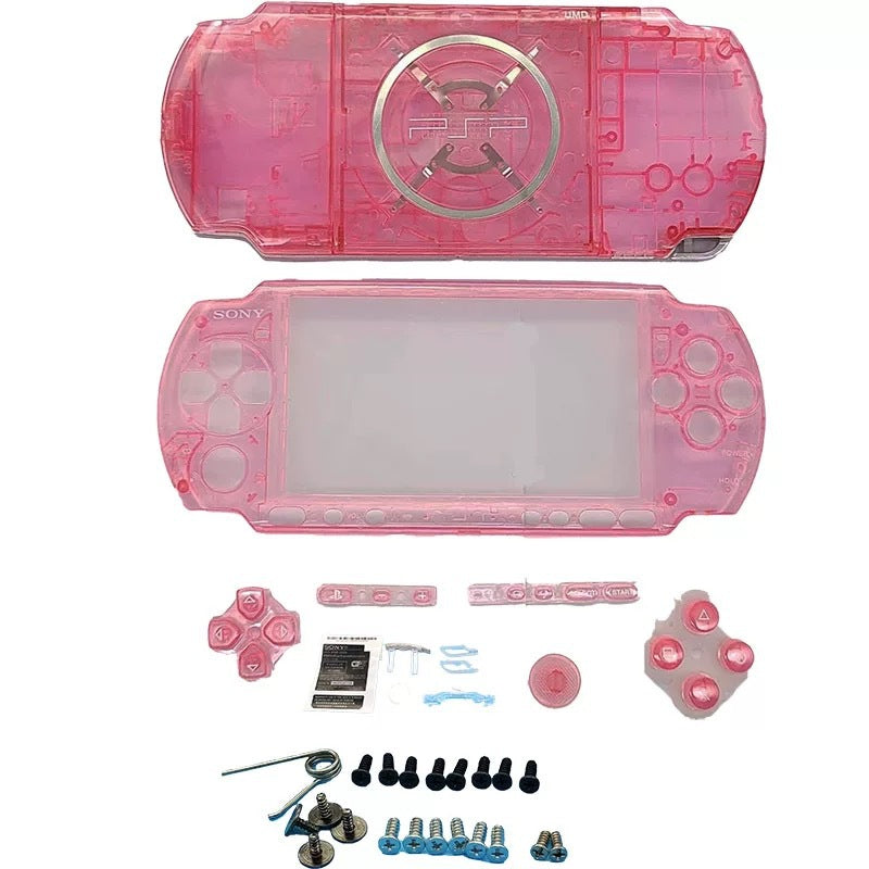 PSP3000 case psp3000 transparent replacement case PSP3000 case surface cover bottom case button set modification