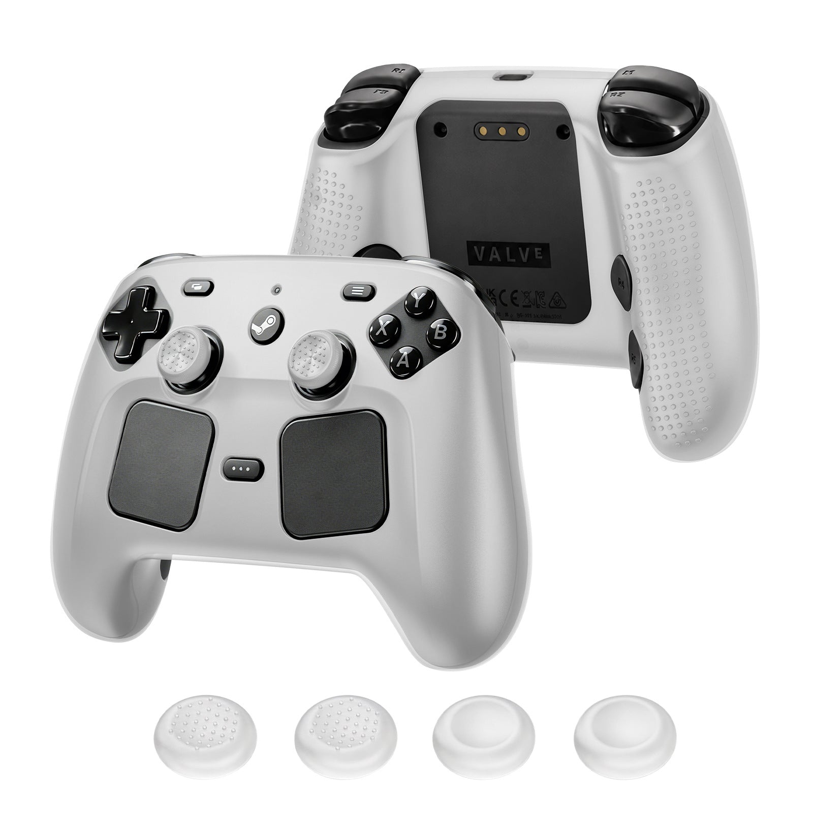 Premium Steam Controller 2026 Silicone Protection Kit – Protective Cover & Thumb Grip Caps