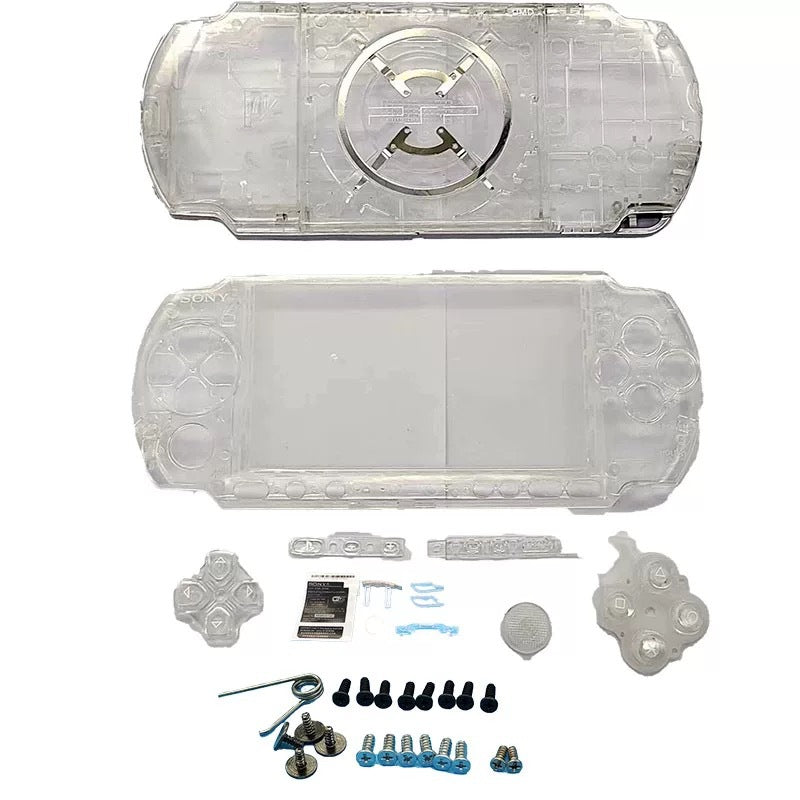 PSP3000 case psp3000 transparent replacement case PSP3000 case surface cover bottom case button set modification