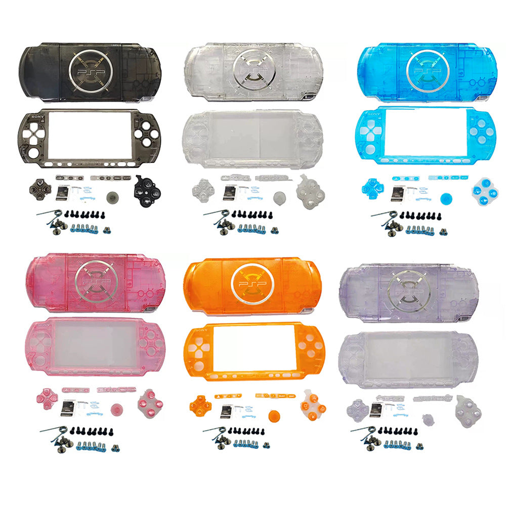 PSP3000 case psp3000 transparent replacement case PSP3000 case surface cover bottom case button set modification