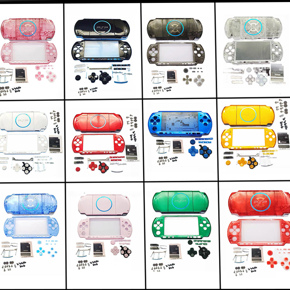 Premium PSP 3000 Replacement Shell Kit – Complete Housing Case with Buttons & Stickers