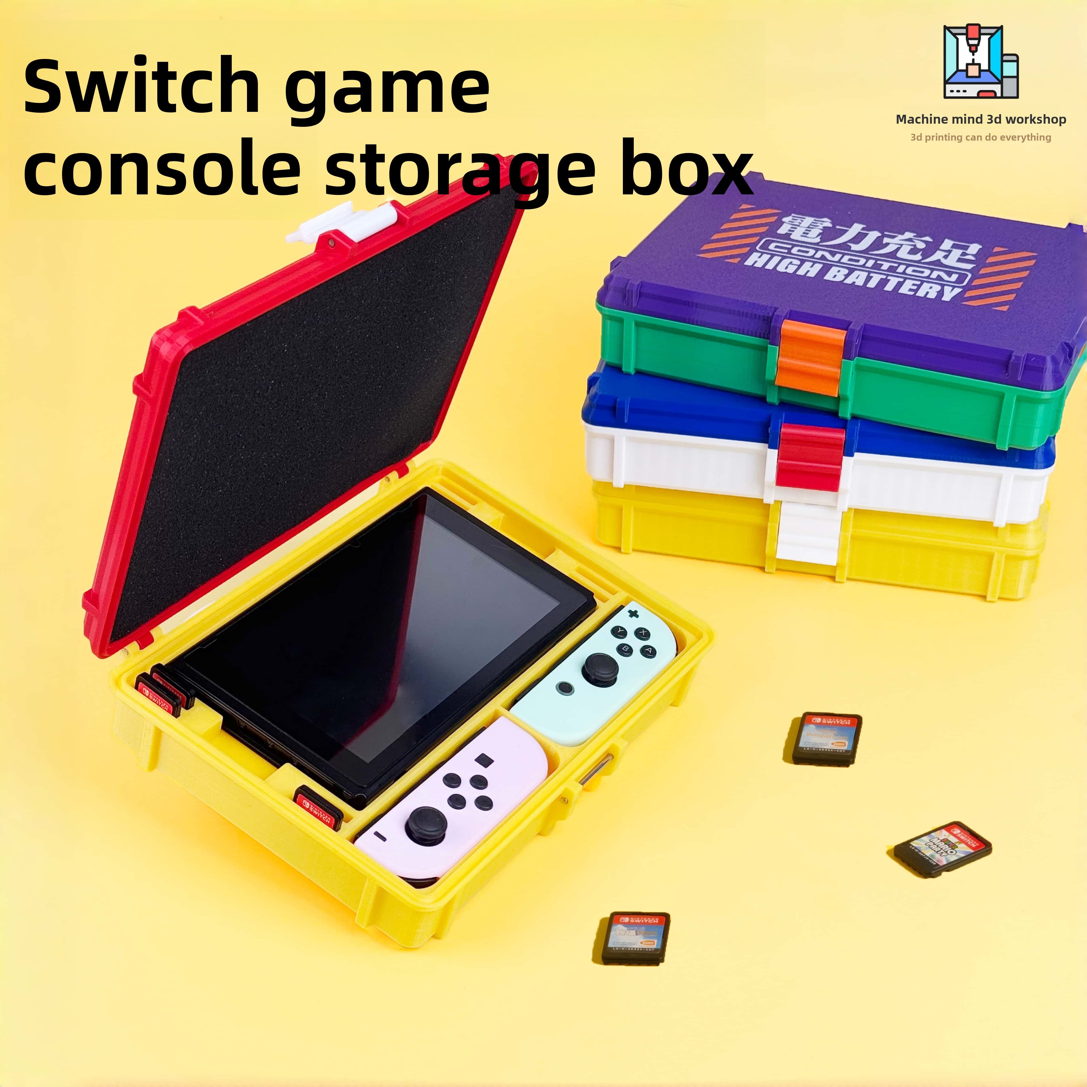 Premium Nintendo Switch Game Card Vault – Custom 3D Printed Storage Case for Game