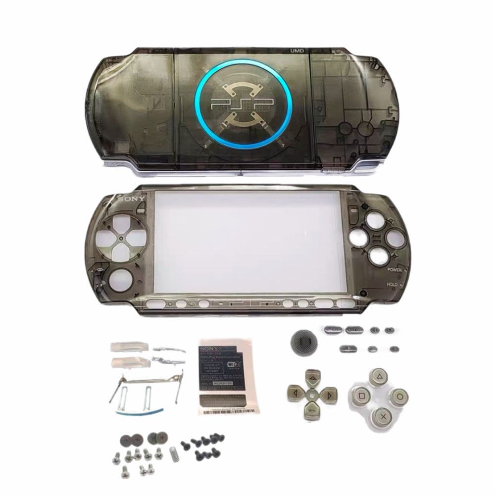 Premium PSP 3000 Replacement Shell Kit – Complete Housing Case with Buttons & Stickers