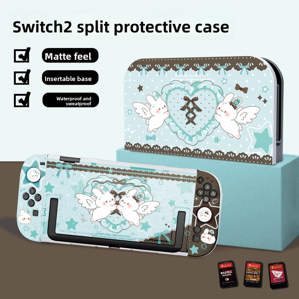 Premium Bunny Edition Case for Nintendo Switch 2 & OLED – Stylish Matte Protective Cover