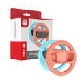 2-in-1 Racing Steering Wheel Grip Set Compatible with Nintendo Switch 2 — Dual Handles, Enhanced Precision Control