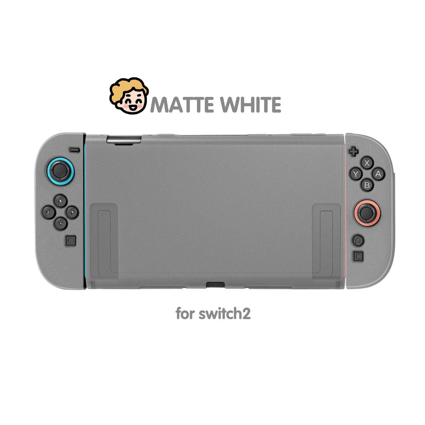 Soft Silicone Protective Case for Nintendo Switch OLED — Matte Finish, Full-Body Coverage