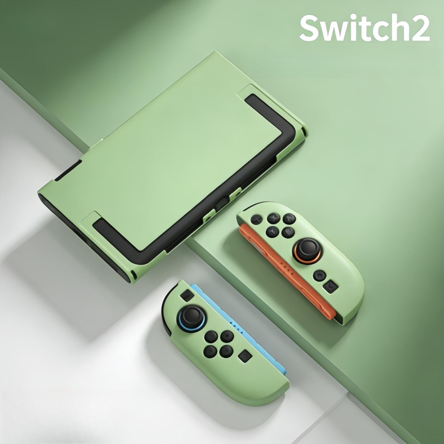 Matte Case + Silicone Grip Bundle Compatible with Nintendo Switch 2 — 360° Protection Set