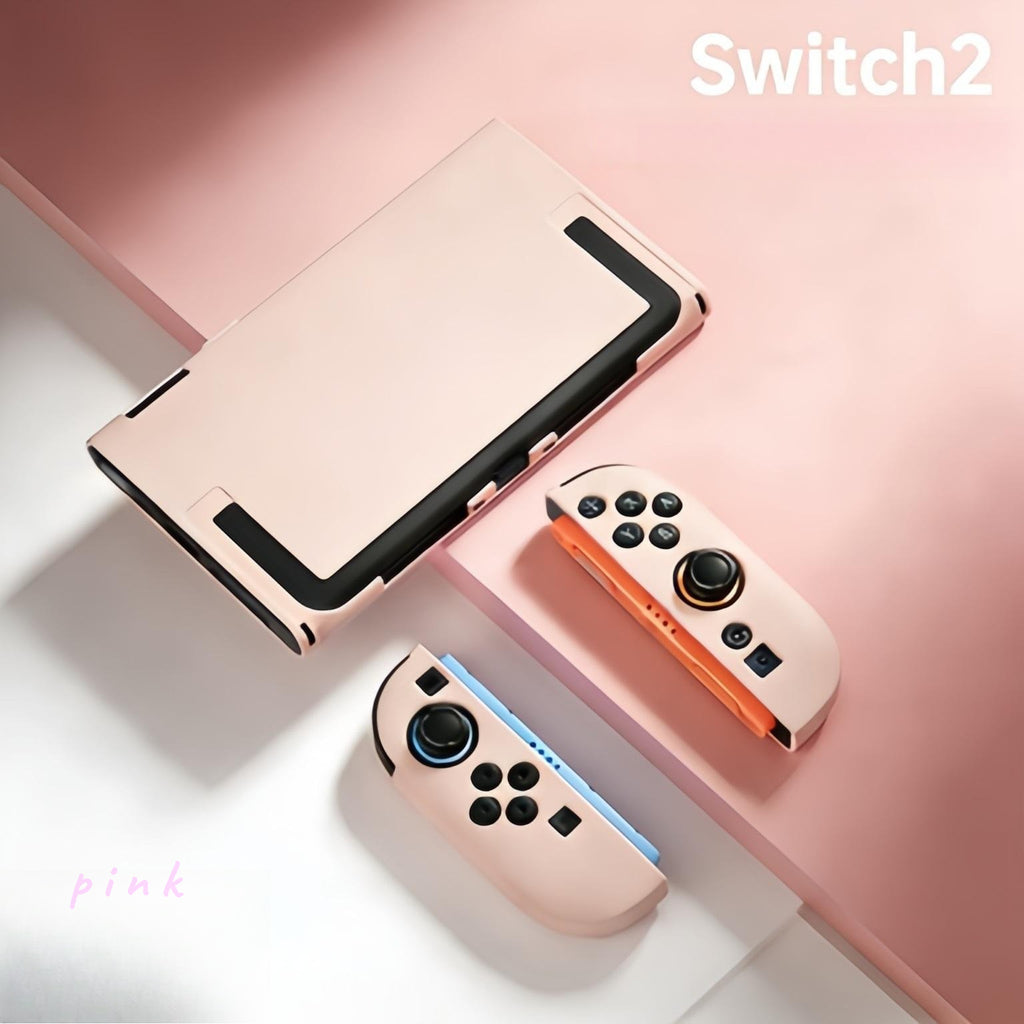 Matte Case + Silicone Grip Bundle Compatible with Nintendo Switch 2 — 360° Protection Set