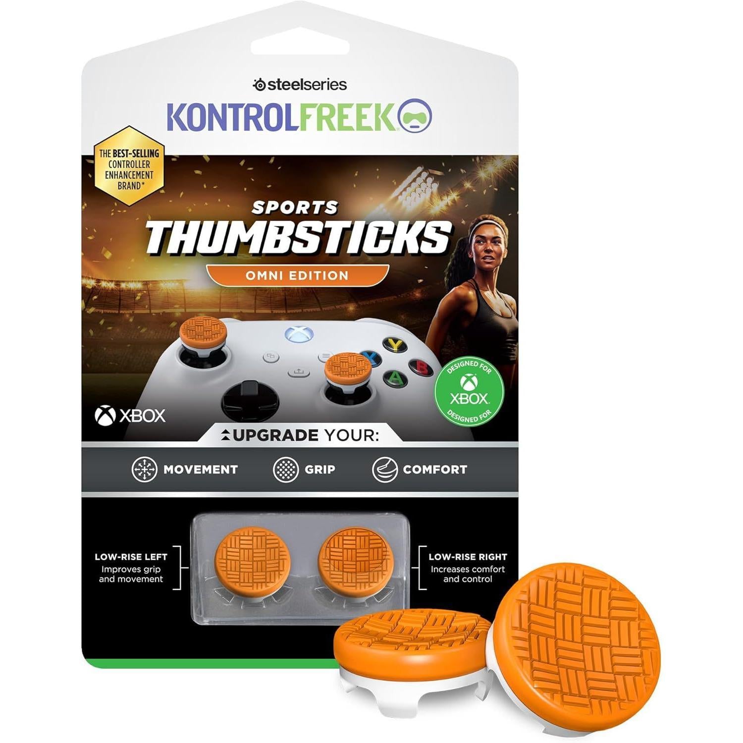 Anti-Slip Thumbstick Grip Caps FPS Performance Thumbstick Extender Compatible with Xbox Series S/X / Xbox One Controller