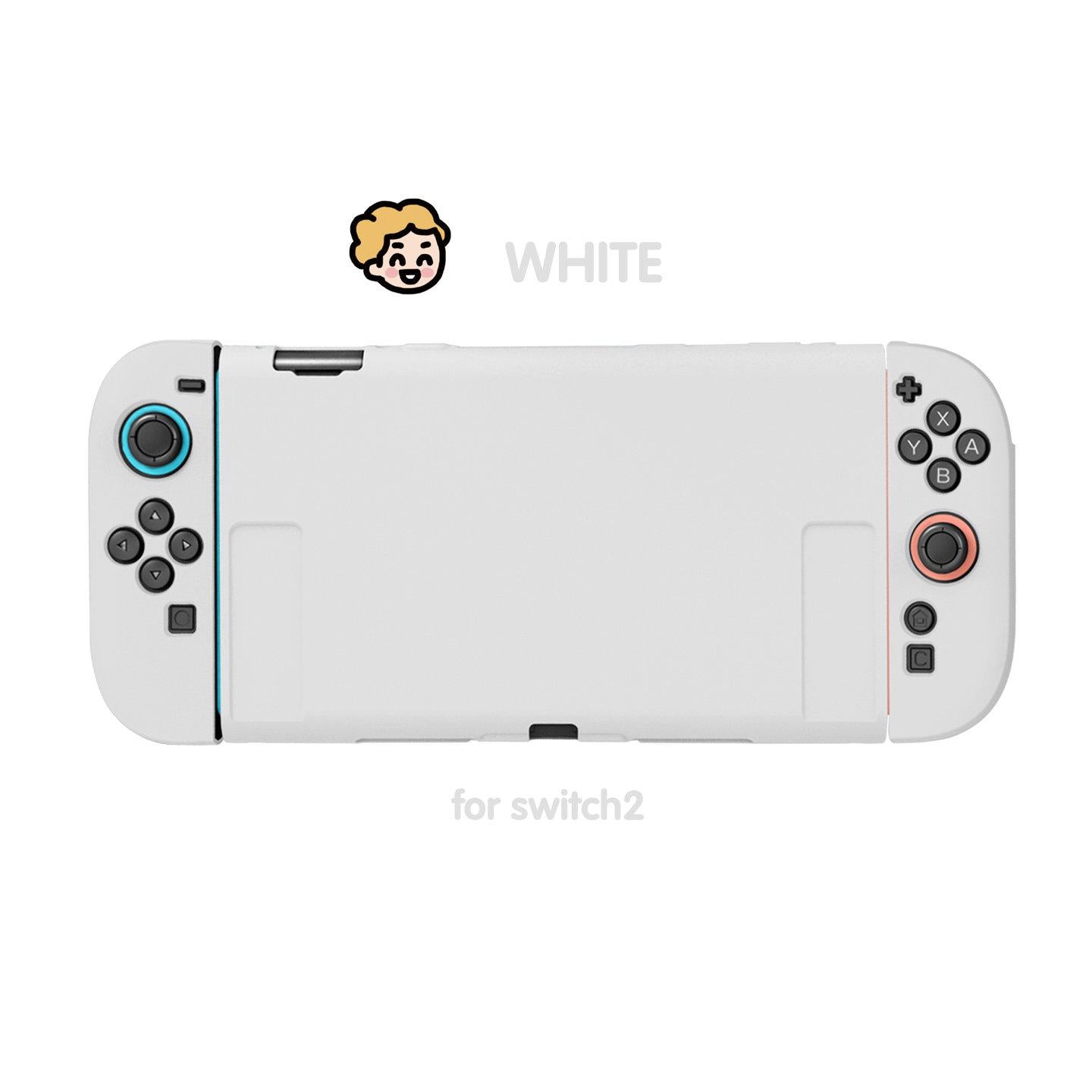 Soft Silicone Protective Case for Nintendo Switch OLED — Matte Finish, Full-Body Coverage