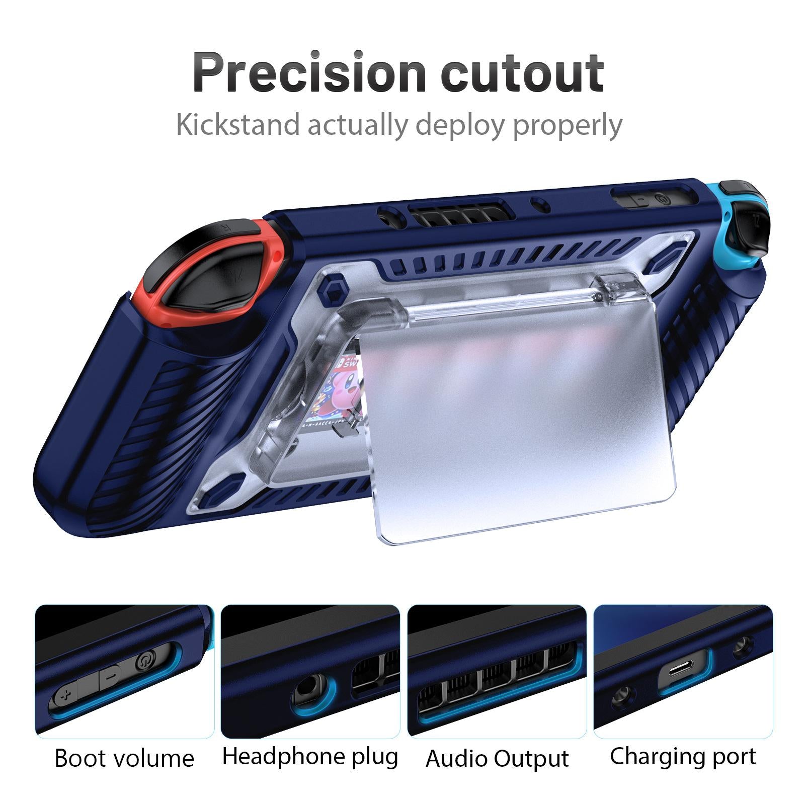 Full-Body Soft Silicone Protective Case Compatible with Steam Deck OLED & LCD — Dustproof, Scratch-Resistant, Slim Fit Cover